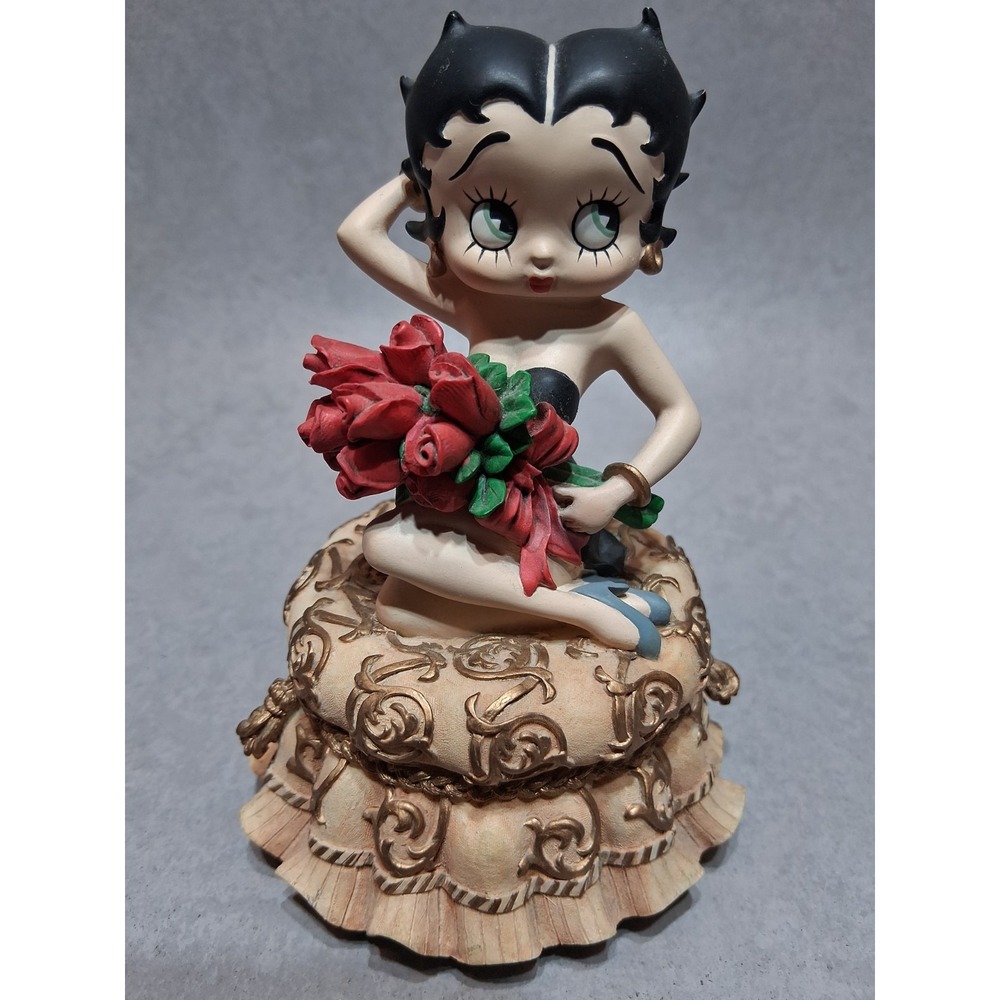 Betty Boop 1999 Vintage Musical figurine-Works  5H